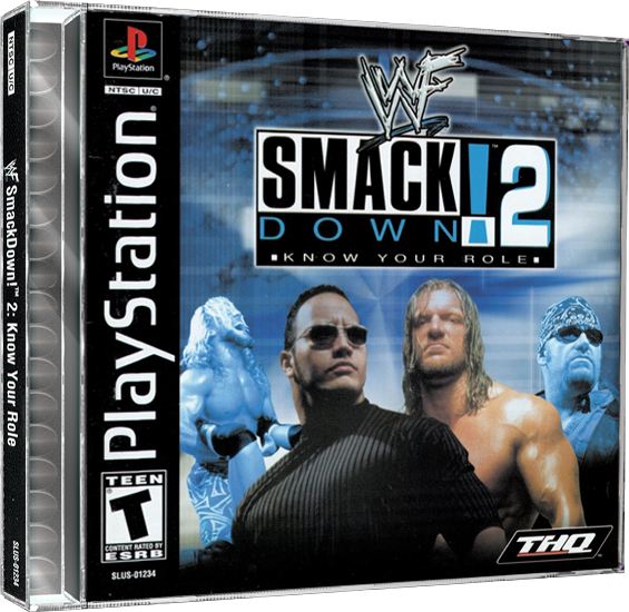 WWF Smackdown 2 | NTSC | Playstation | PS1 | En | Reproduction Case and Booklet - NO GAME