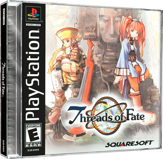Threads of Fate | NTSC | Playstation | PS1 | En | Reproduction Case and Booklet - NO GAME