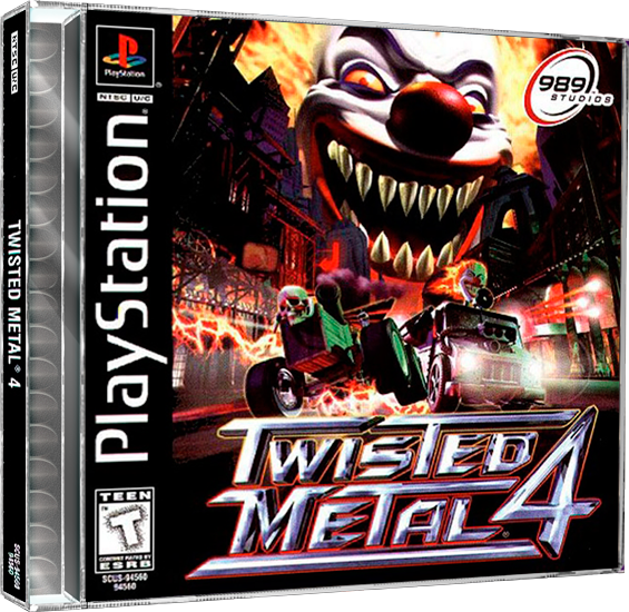 Twisted Metal 4 | NTSC | Playstation | PS1 | En | Reproduction Case and Booklet - NO GAME