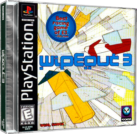 Wipeout 3 | NTSC | Playstation | PS1 | En | Reproduction Case and Booklet - NO GAME