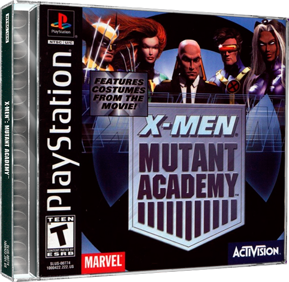 X-Men Mutant Academy | NTSC | Playstation | PS1 | En | Reproduction Case and Booklet - NO GAME