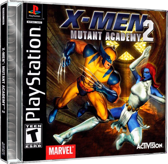 X-Men Mutant Academy 2 | NTSC | Playstation | PS1 | En | Reproduction Case and Booklet - NO GAME