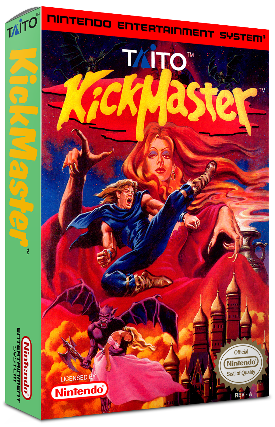 KickMaster Reproduction Box