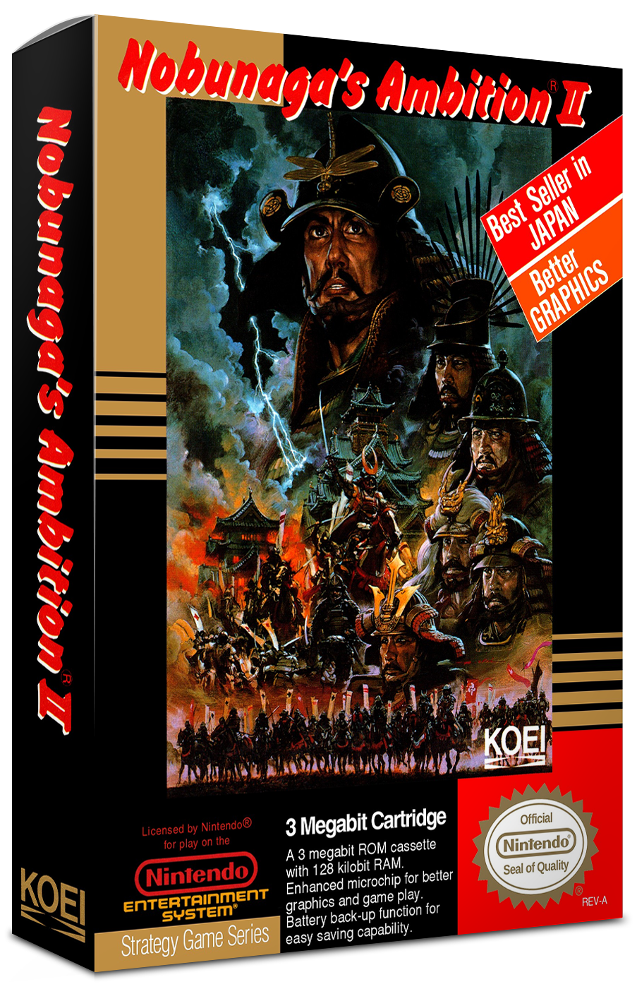 Nobunaga&#39;s Ambition 2 Reproduction Box