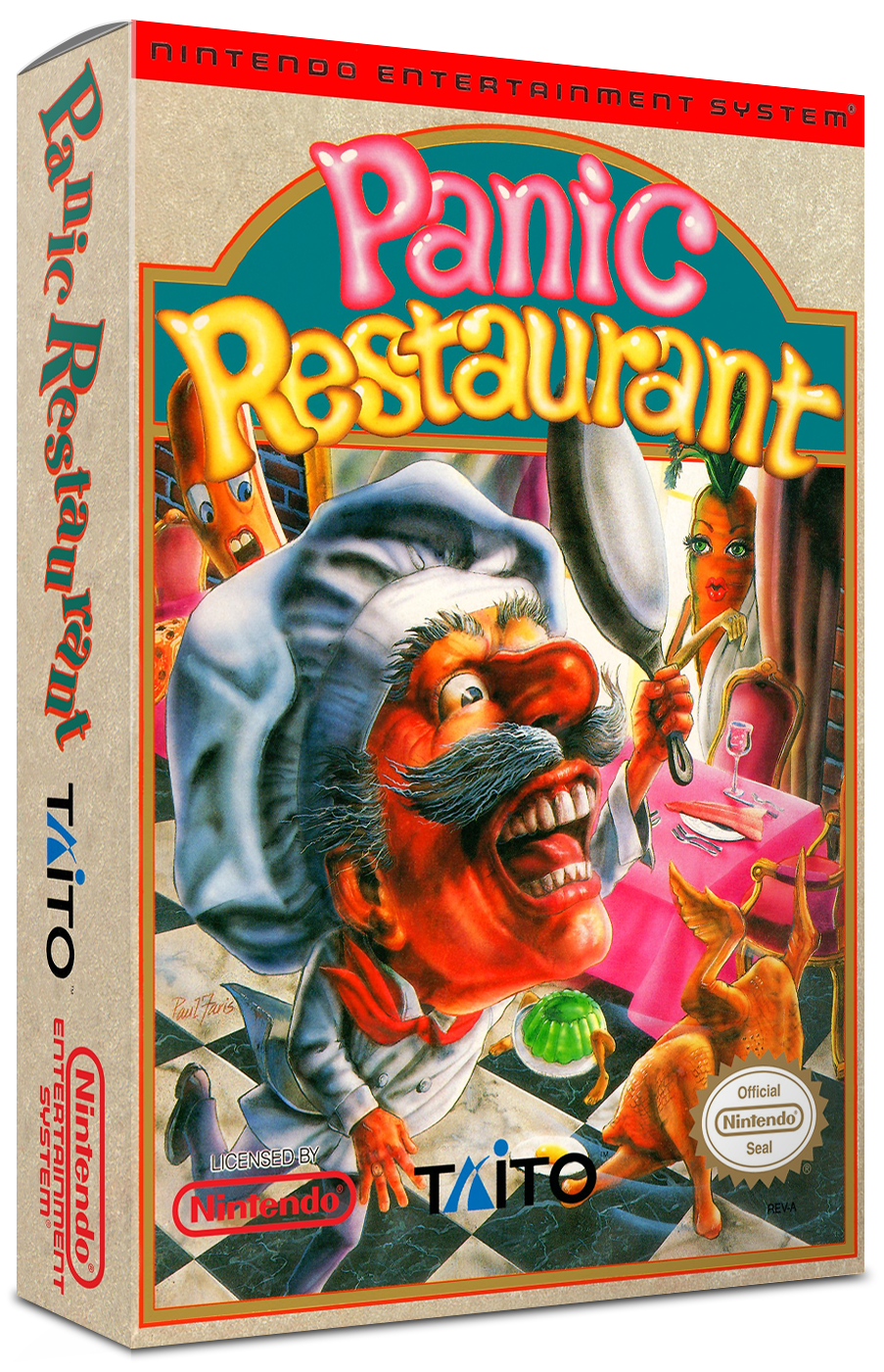 Panic Restaurant Reproduction Box