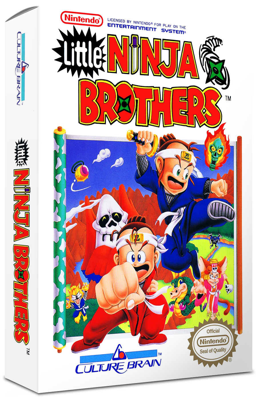 Little Ninja Brothers Reproduction Box