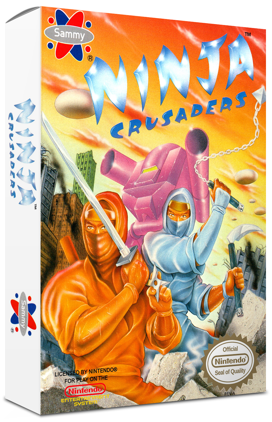 Ninja Crusaders Reproduction Box