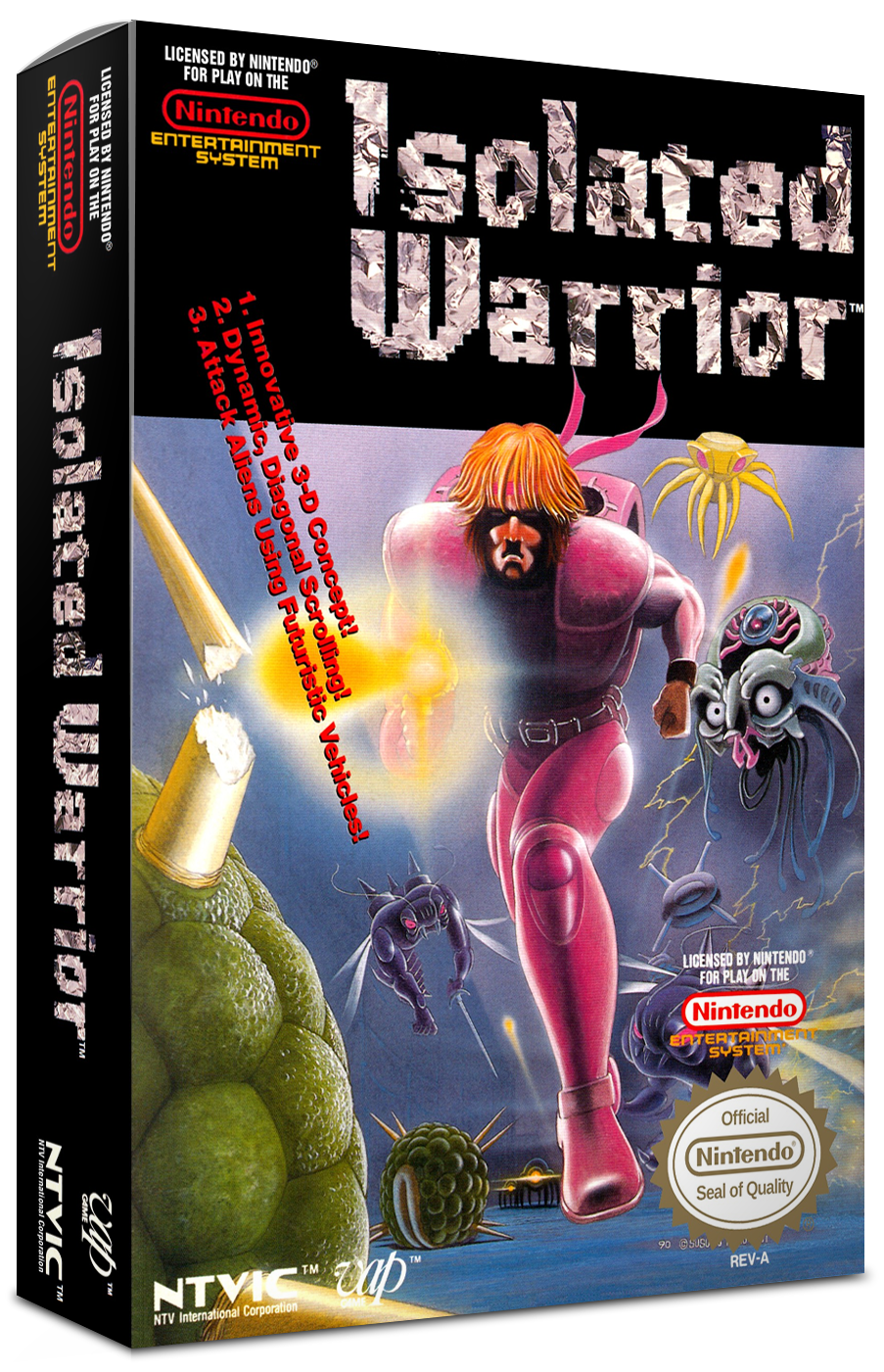 Isolated Warrior Reproduction Box