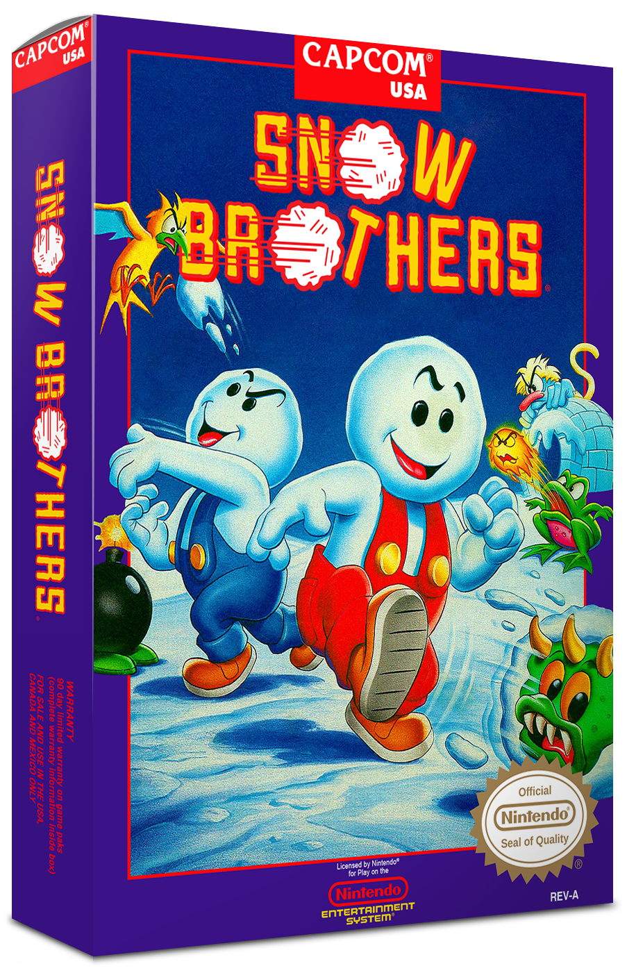 Snow Brothers Reproduction Box