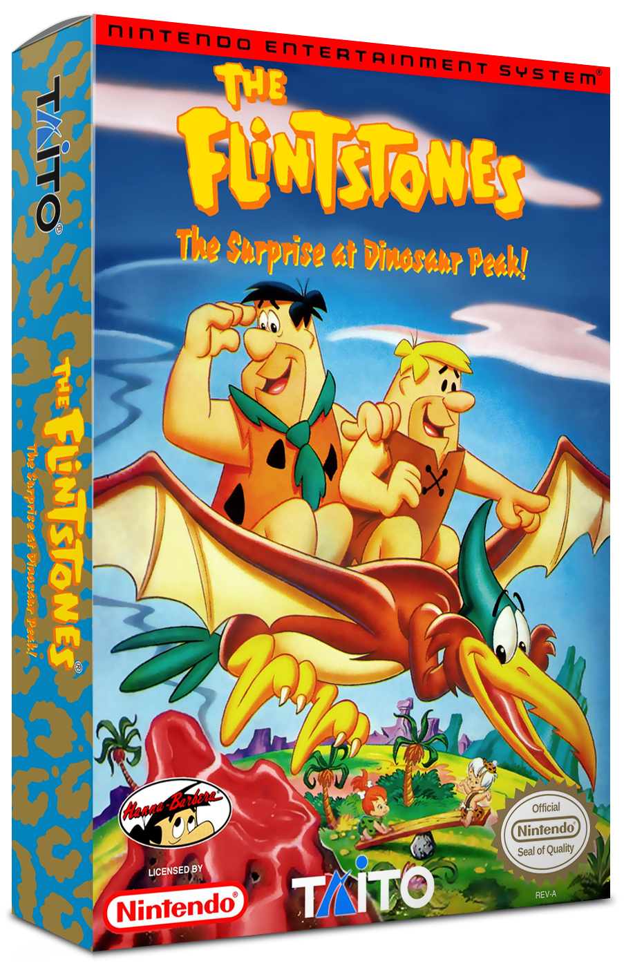 The Flintstones The Surprise at Dinosaur Peak Reproduction Box