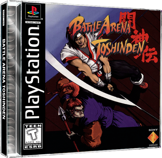 Battle Arena Toshinden | NTSC | Playstation | PS1 | En | Reproduction Case and Booklet - NO GAME