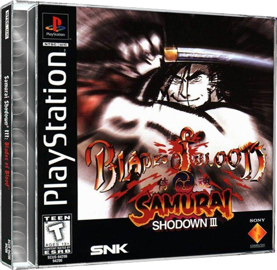 Samurai Showdown 3 | NTSC | Playstation | PS1 | En | Reproduction Case and Booklet - NO GAME