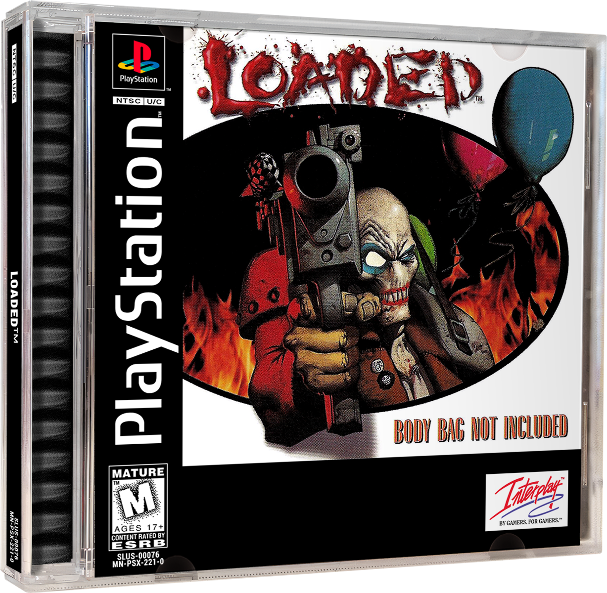 Loaded | NTSC | Playstation | PS1 | En | Reproduction Case and Booklet - NO GAME