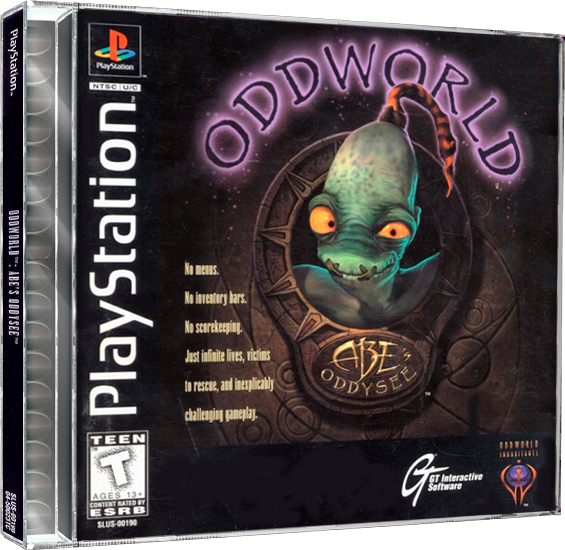 Oddworld | NTSC | Playstation | PS1 | En | Reproduction Case and Booklet - NO GAME