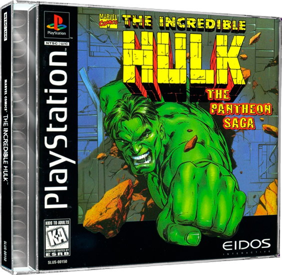 The Incredible Hulk | NTSC | Playstation | PS1 | En | Reproduction Case and Booklet - NO GAME