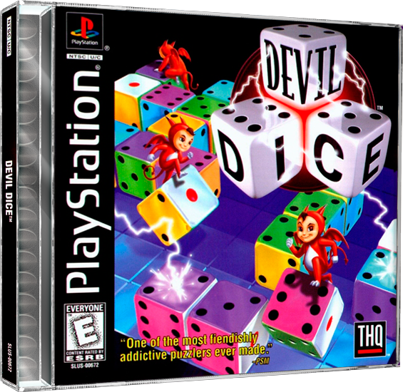 Devil Dice | NTSC | Playstation | PS1 | En | Reproduction Case and Booklet - NO GAME