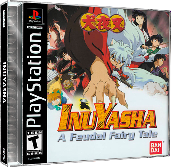 InuYasha | NTSC | Playstation | PS1 | En | Reproduction Case and Booklet - NO GAME