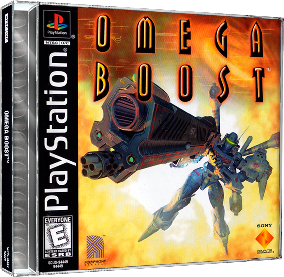 Omega Boost | NTSC | Playstation | PS1 | En | Reproduction Case and Booklet - NO GAME