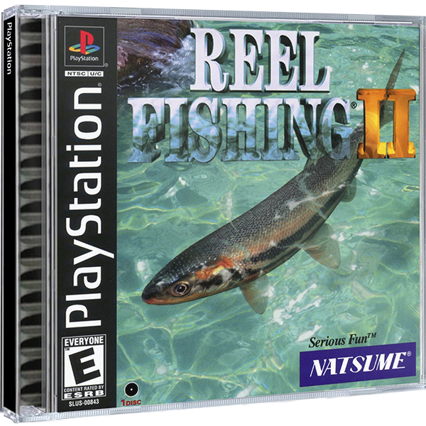 Reel Fishing 2 | NTSC | Playstation | PS1 | En | Reproduction Case and Booklet - NO GAME