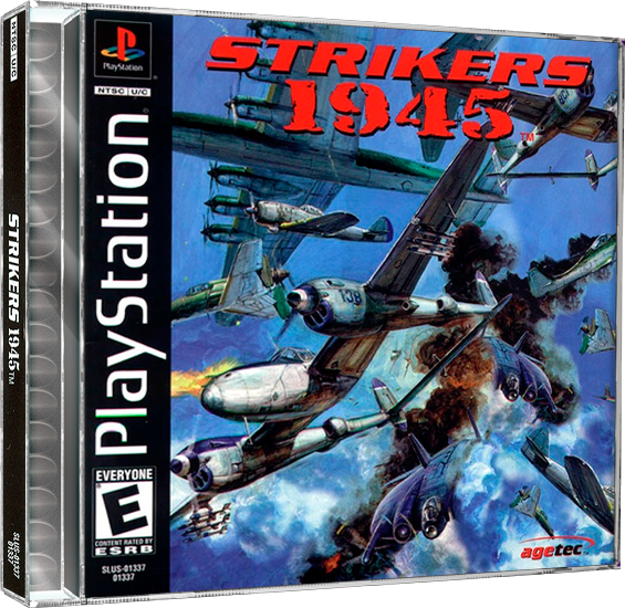 Strikers 1945 | NTSC | Playstation | PS1 | En | Reproduction Case and Booklet - NO GAME