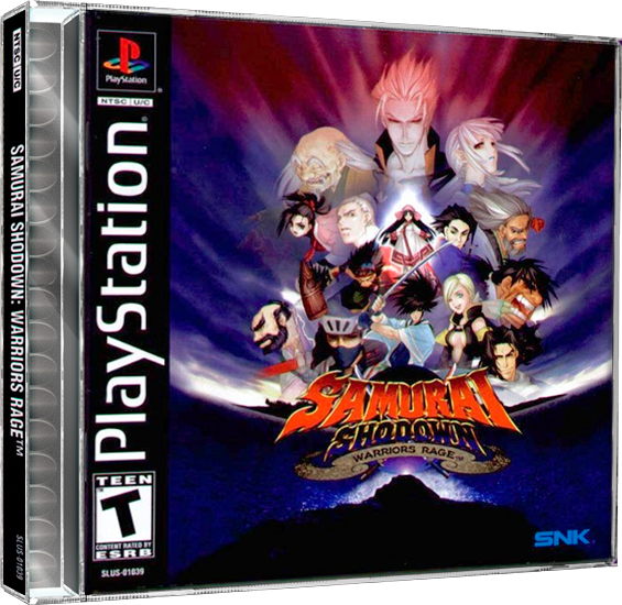 Samurai Showdown Warriors Rage | NTSC | Playstation | PS1 | En | Reproduction Case and Booklet - NO GAME