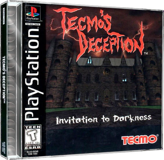 Tecmo's Deception  | NTSC | Playstation | PS1 | En | Reproduction Case and Booklet - NO GAME