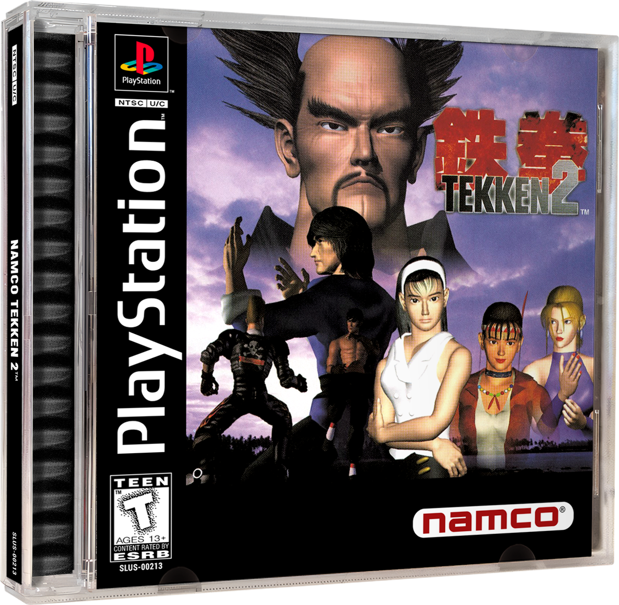 Tekken 2 | NTSC | Playstation | PS1 | En | Reproduction Case and Booklet - NO GAME