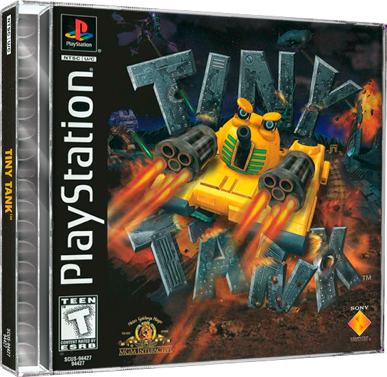 Tiny Tank | NTSC | Playstation | PS1 | En | Reproduction Case and Booklet - NO GAME