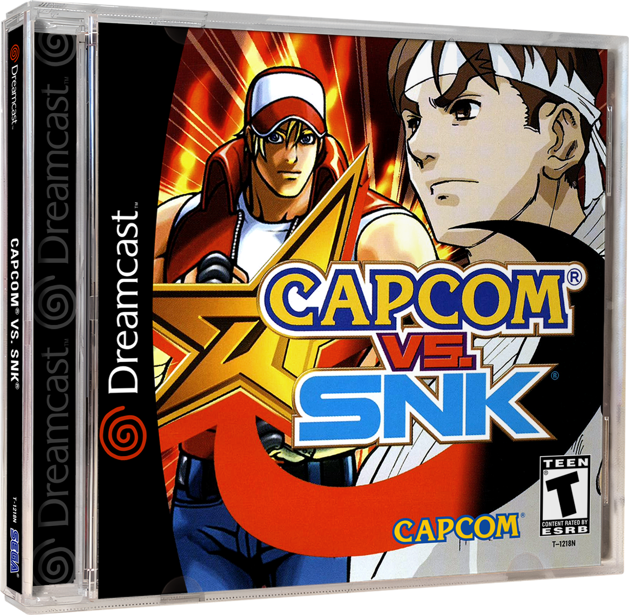 Capcom VS SNK | NTSC | Dreamcast | DC | En | Reproduction Case and Booklet - NO GAME