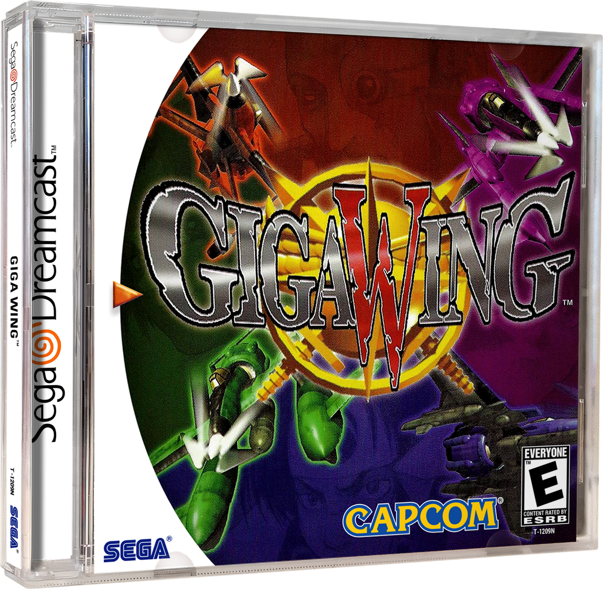 Giga Wing | NTSC | Dreamcast | DC | En | Reproduction Case and Booklet - NO GAME