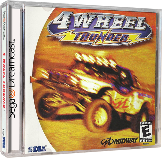 4 Wheel Thunder | NTSC | Dreamcast | DC | En | Reproduction Case and Booklet - NO GAME