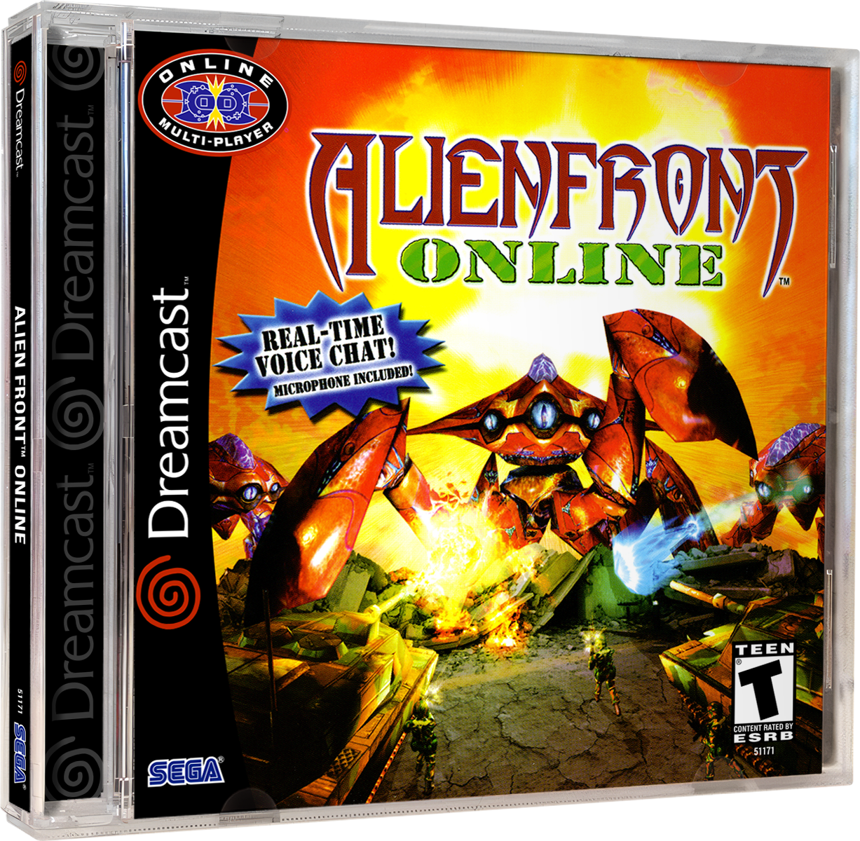 Alien Front Online | NTSC | Dreamcast | DC | En | Reproduction Case and Booklet - NO GAME