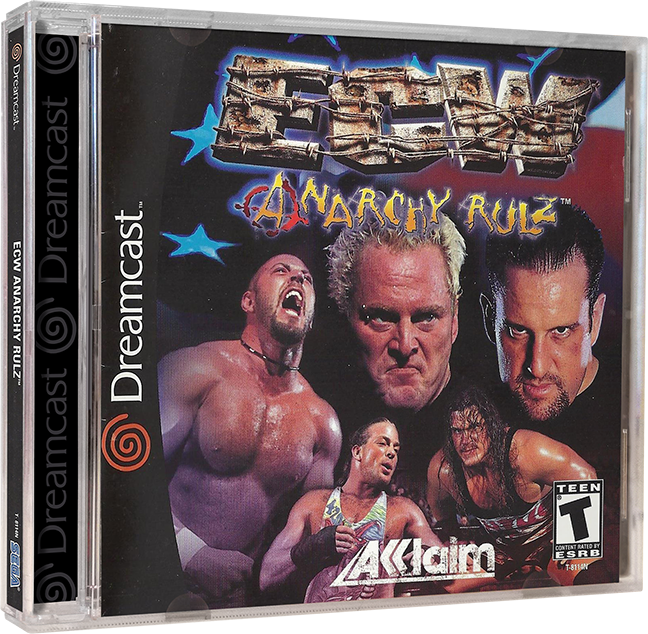 ECW Anarchy Rulz | NTSC | Dreamcast | DC | En | Reproduction Case and Booklet - NO GAME