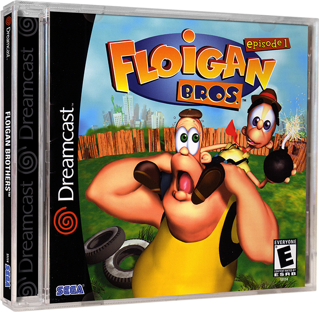 Floigan Bros | NTSC | Dreamcast | DC | En | Reproduction Case and Booklet - NO GAME