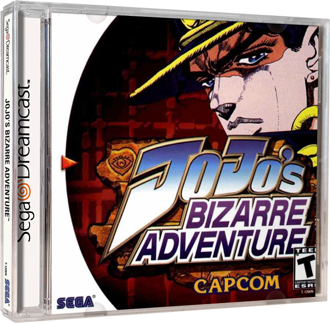 JoJo&#39;s Bizarre Adventure | NTSC | Dreamcast | DC | En | Reproduction Case and Booklet - NO GAME