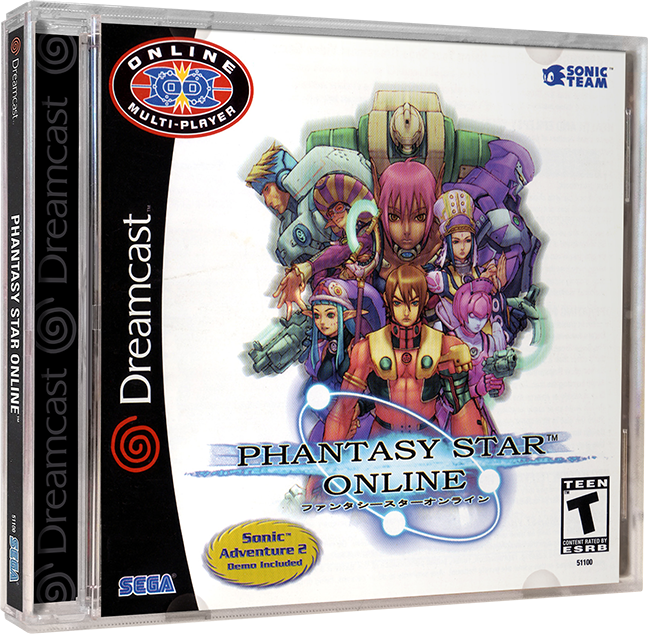 Phantasy Star Online | NTSC | Dreamcast | DC | En | Reproduction Case and Booklet - NO GAME