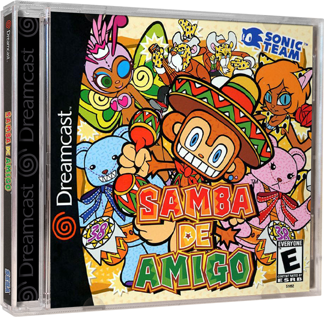 Samba De Amigo | NTSC | Dreamcast | DC | En | Reproduction Case and Booklet - NO GAME