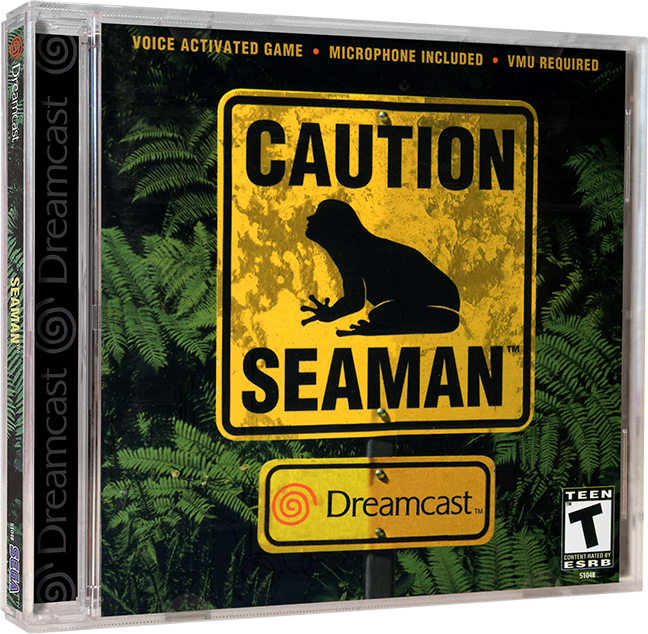 Seaman | NTSC | Dreamcast | DC | En | Reproduction Case and Booklet - NO GAME