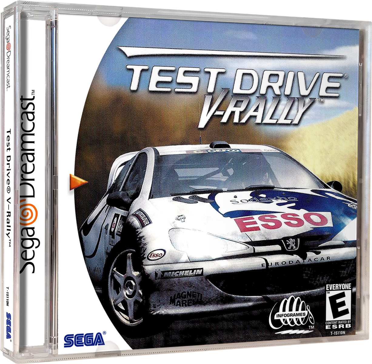 Test Drive V-Rally | NTSC | Dreamcast | DC | En | Reproduction Case and Booklet - NO GAME