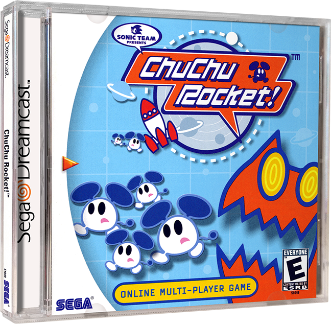 ChuChu Rocket | NTSC | Dreamcast | DC | En | Reproduction Case and Booklet - NO GAME