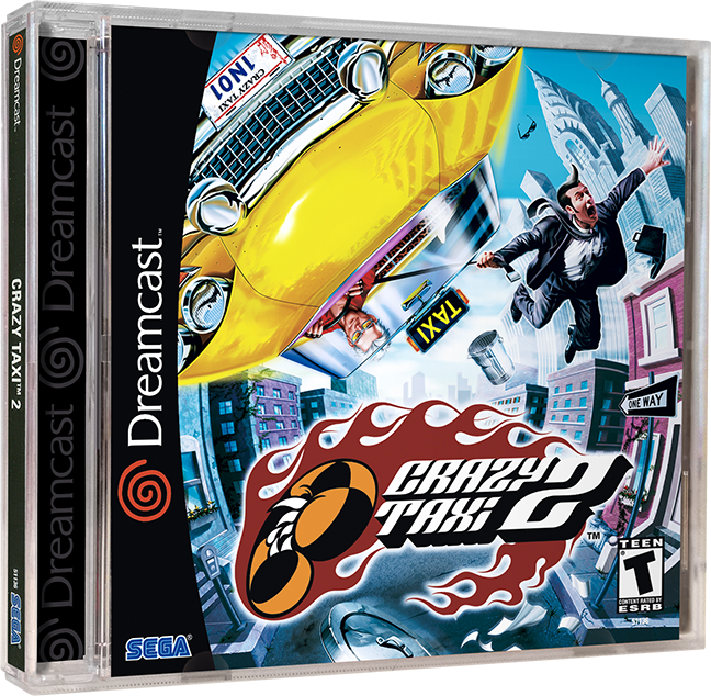 Crazy Taxi 2 | NTSC | Dreamcast | DC | En | Reproduction Case and Booklet - NO GAME