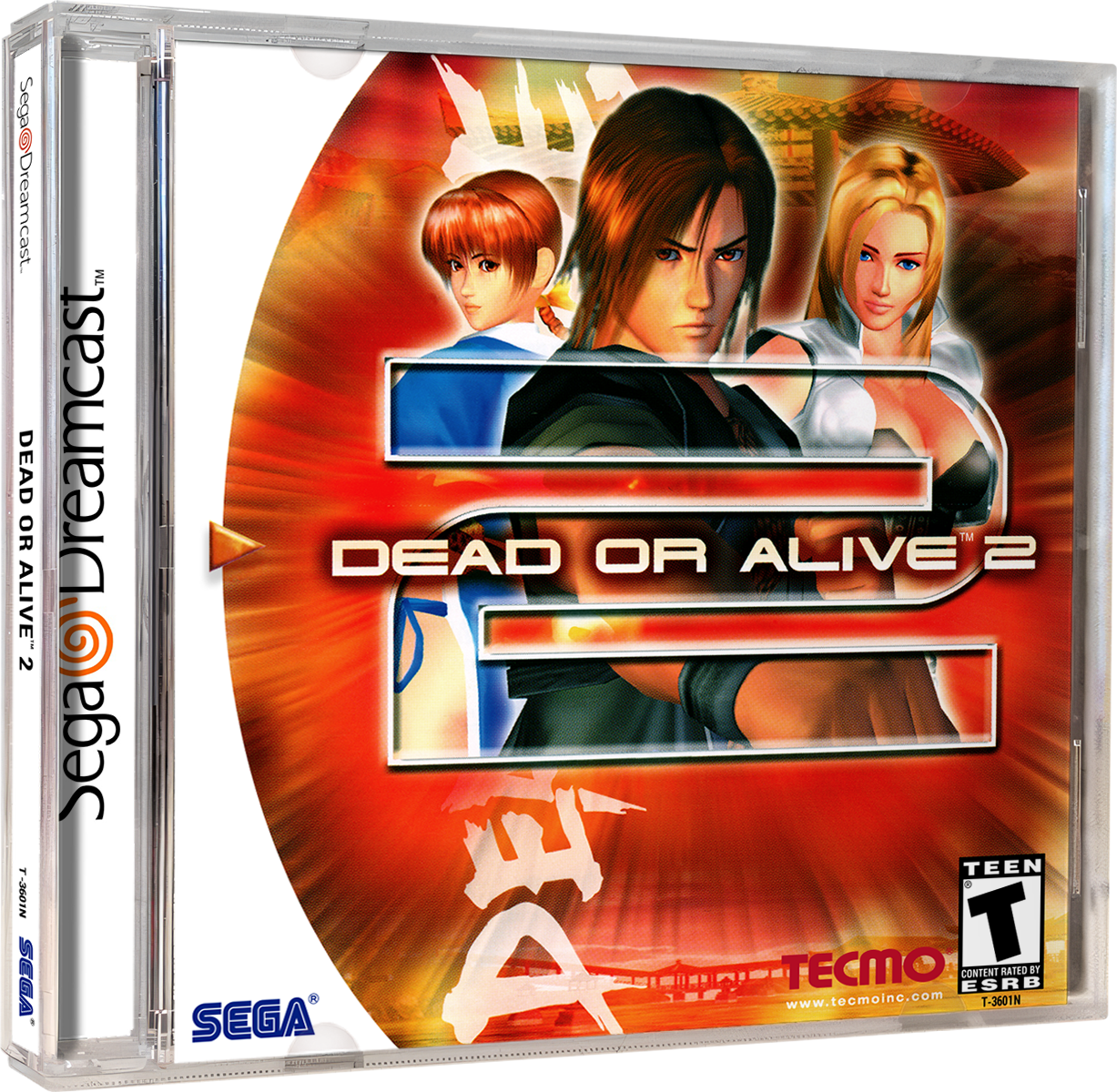 Dead or Alive 2 | NTSC | Dreamcast | DC | En | Reproduction Case and Booklet - NO GAME
