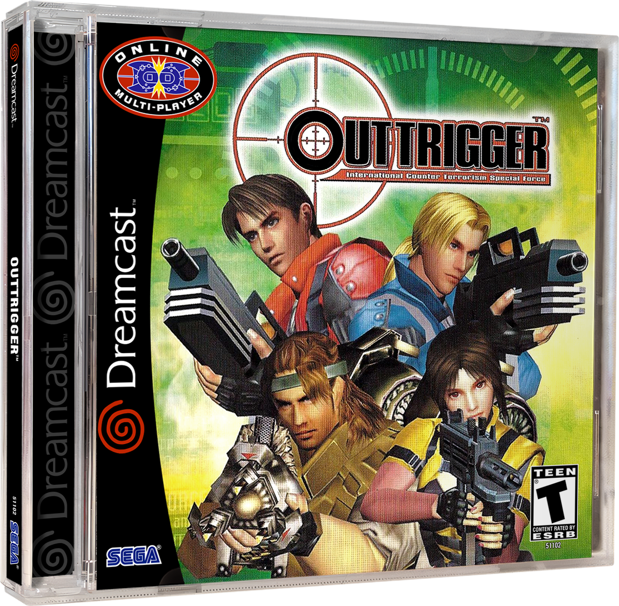 Outtrigger | NTSC | Dreamcast | DC | En | Reproduction Case and Booklet - NO GAME