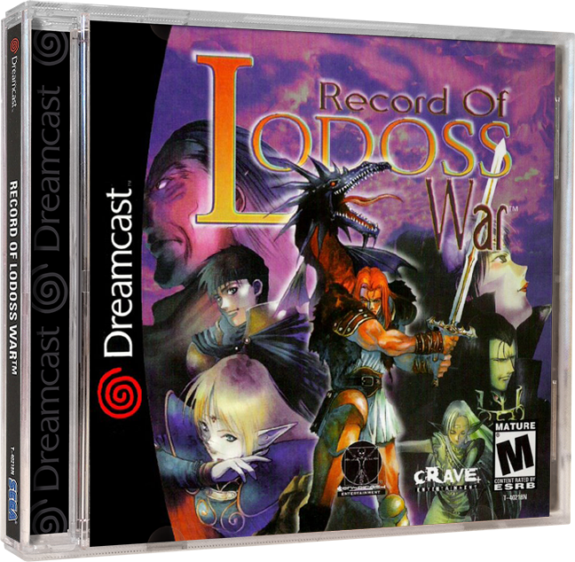 Record of Lodoss War | NTSC | Dreamcast | DC | En | Reproduction Case and Booklet - NO GAME