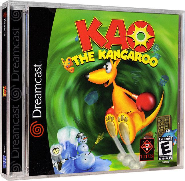 KAO the Kangaroo | NTSC | Dreamcast | DC | En | Reproduction Case and Booklet - NO GAME