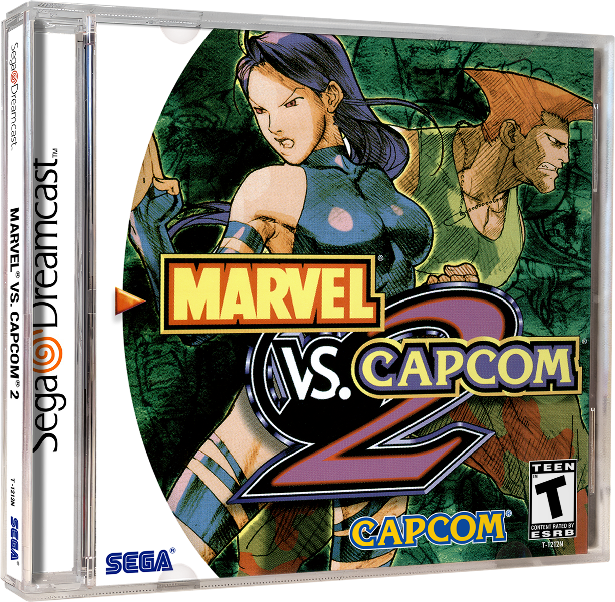 Marvel VS Capcom 2 | NTSC | Dreamcast | DC | En | Reproduction Case and Booklet - NO GAME