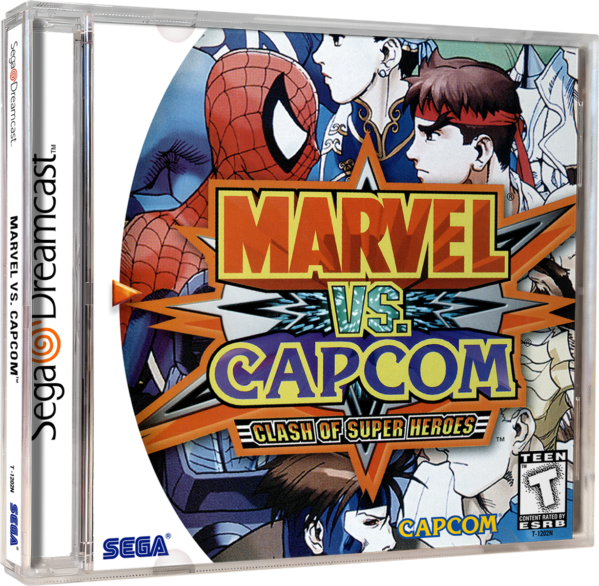 Marvel VS Capcom | NTSC | Dreamcast | DC | En | Reproduction Case and Booklet - NO GAME