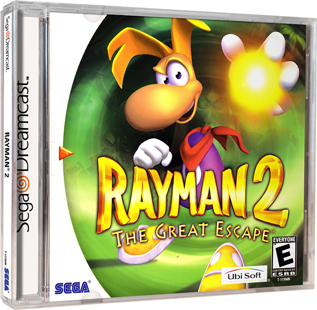 Rayman 2 | NTSC | Dreamcast | DC | En | Reproduction Case and Booklet - NO GAME