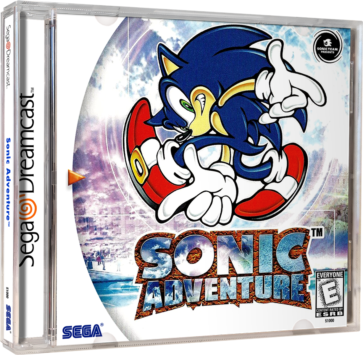Sonic Adventure | NTSC | Dreamcast | DC | En | Reproduction Case and Booklet - NO GAME
