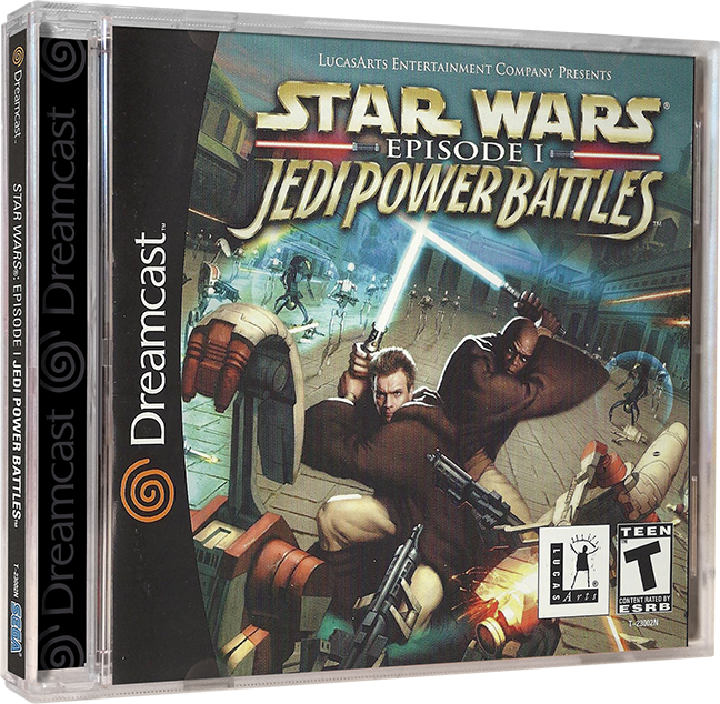 Star Wars Jedi Power Battles | NTSC | Dreamcast | DC | En | Reproduction Case and Booklet - NO GAME